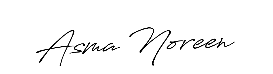 How to make Asma Noreen signature? Antro_Vectra_Bolder is a professional autograph style. Create handwritten signature for Asma Noreen name. Asma Noreen signature style 7 images and pictures png