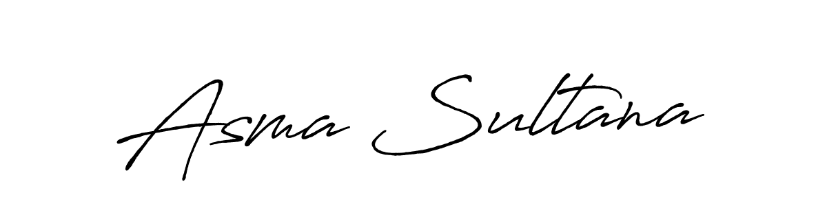 Also we have Asma Sultana name is the best signature style. Create professional handwritten signature collection using Antro_Vectra_Bolder autograph style. Asma Sultana signature style 7 images and pictures png