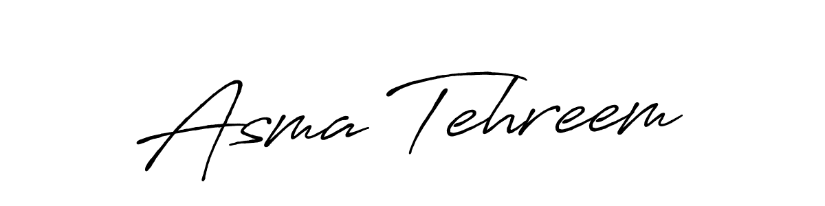 The best way (Antro_Vectra_Bolder) to make a short signature is to pick only two or three words in your name. The name Asma Tehreem include a total of six letters. For converting this name. Asma Tehreem signature style 7 images and pictures png