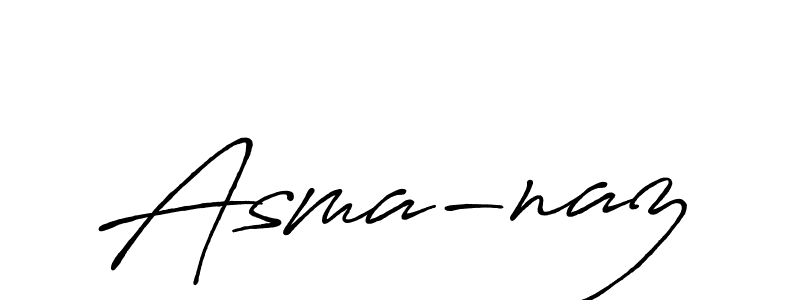 Also You can easily find your signature by using the search form. We will create Asma-naz name handwritten signature images for you free of cost using Antro_Vectra_Bolder sign style. Asma-naz signature style 7 images and pictures png
