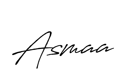 Create a beautiful signature design for name Asmaa. With this signature (Antro_Vectra_Bolder) fonts, you can make a handwritten signature for free. Asmaa signature style 7 images and pictures png