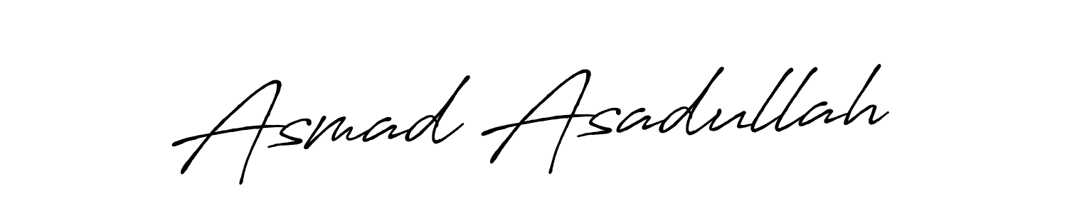 You can use this online signature creator to create a handwritten signature for the name Asmad Asadullah. This is the best online autograph maker. Asmad Asadullah signature style 7 images and pictures png