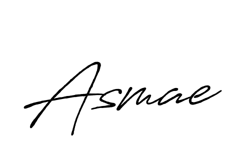 Make a beautiful signature design for name Asmae. With this signature (Antro_Vectra_Bolder) style, you can create a handwritten signature for free. Asmae signature style 7 images and pictures png