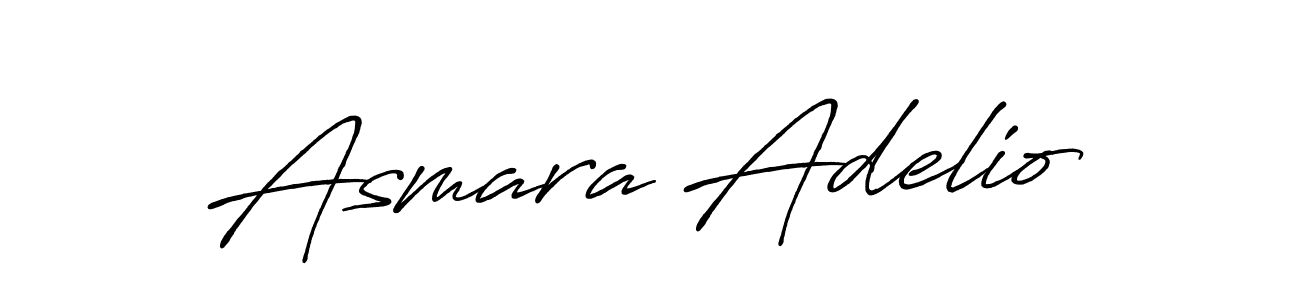 Asmara Adelio stylish signature style. Best Handwritten Sign (Antro_Vectra_Bolder) for my name. Handwritten Signature Collection Ideas for my name Asmara Adelio. Asmara Adelio signature style 7 images and pictures png