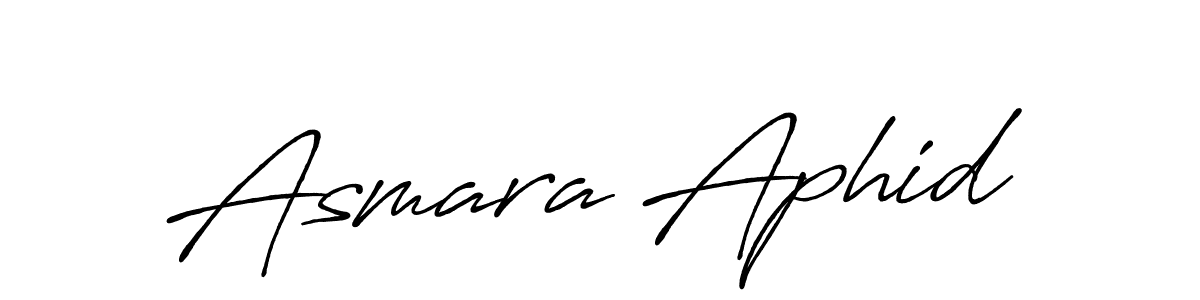 Similarly Antro_Vectra_Bolder is the best handwritten signature design. Signature creator online .You can use it as an online autograph creator for name Asmara Aphid. Asmara Aphid signature style 7 images and pictures png