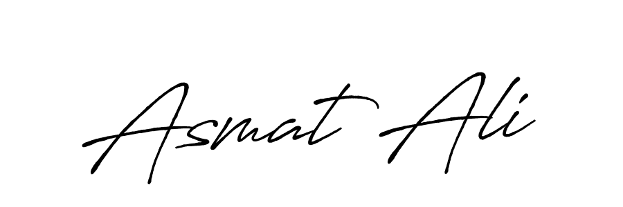 You can use this online signature creator to create a handwritten signature for the name Asmat Ali. This is the best online autograph maker. Asmat Ali signature style 7 images and pictures png