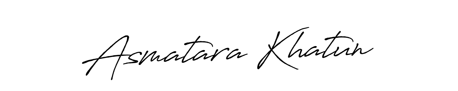 How to make Asmatara Khatun signature? Antro_Vectra_Bolder is a professional autograph style. Create handwritten signature for Asmatara Khatun name. Asmatara Khatun signature style 7 images and pictures png