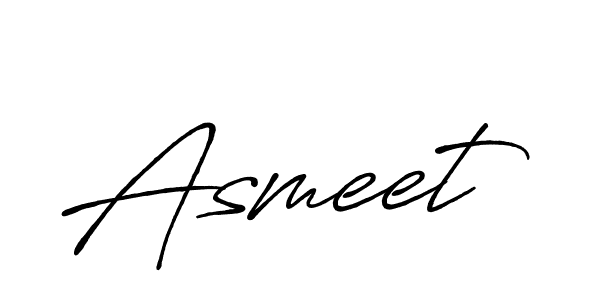 It looks lik you need a new signature style for name Asmeet. Design unique handwritten (Antro_Vectra_Bolder) signature with our free signature maker in just a few clicks. Asmeet signature style 7 images and pictures png