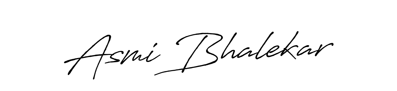 Antro_Vectra_Bolder is a professional signature style that is perfect for those who want to add a touch of class to their signature. It is also a great choice for those who want to make their signature more unique. Get Asmi Bhalekar name to fancy signature for free. Asmi Bhalekar signature style 7 images and pictures png