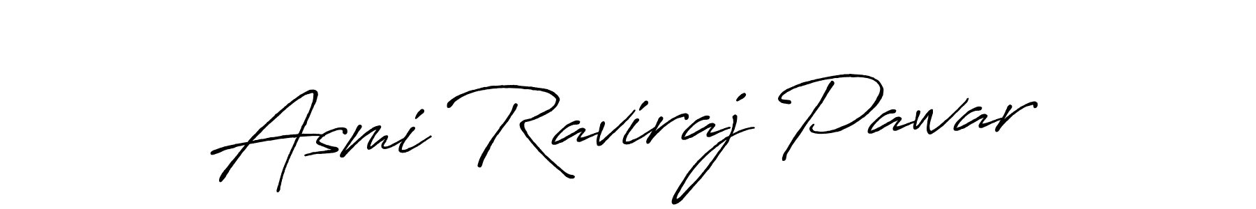 Also we have Asmi Raviraj Pawar name is the best signature style. Create professional handwritten signature collection using Antro_Vectra_Bolder autograph style. Asmi Raviraj Pawar signature style 7 images and pictures png