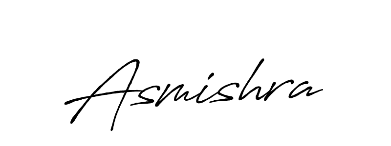 Create a beautiful signature design for name Asmishra. With this signature (Antro_Vectra_Bolder) fonts, you can make a handwritten signature for free. Asmishra signature style 7 images and pictures png