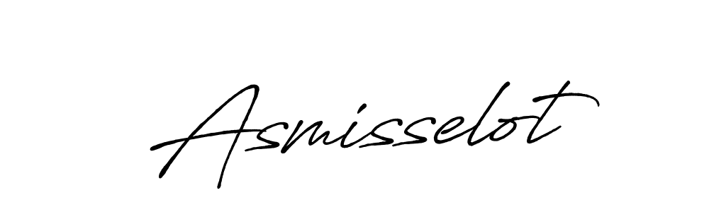 Make a beautiful signature design for name Asmisselot. With this signature (Antro_Vectra_Bolder) style, you can create a handwritten signature for free. Asmisselot signature style 7 images and pictures png