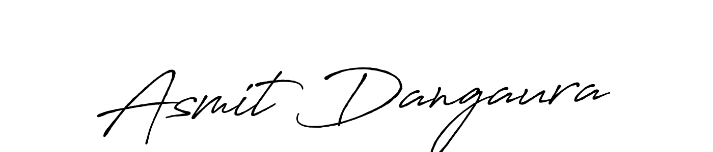 It looks lik you need a new signature style for name Asmit Dangaura. Design unique handwritten (Antro_Vectra_Bolder) signature with our free signature maker in just a few clicks. Asmit Dangaura signature style 7 images and pictures png