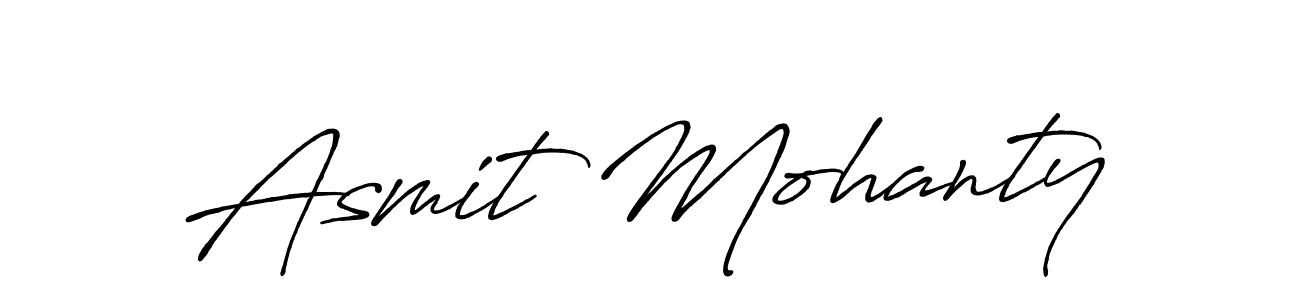 How to make Asmit Mohanty signature? Antro_Vectra_Bolder is a professional autograph style. Create handwritten signature for Asmit Mohanty name. Asmit Mohanty signature style 7 images and pictures png