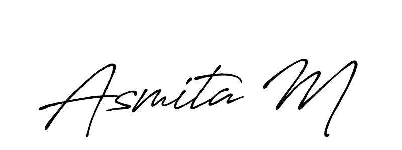 This is the best signature style for the Asmita M name. Also you like these signature font (Antro_Vectra_Bolder). Mix name signature. Asmita M signature style 7 images and pictures png