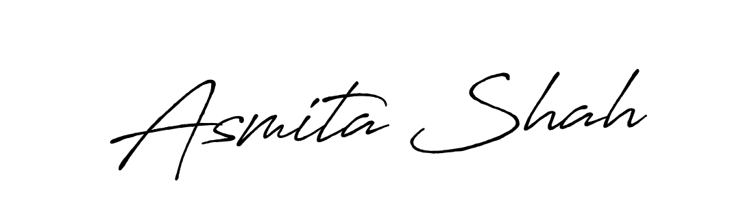 Antro_Vectra_Bolder is a professional signature style that is perfect for those who want to add a touch of class to their signature. It is also a great choice for those who want to make their signature more unique. Get Asmita Shah name to fancy signature for free. Asmita Shah signature style 7 images and pictures png