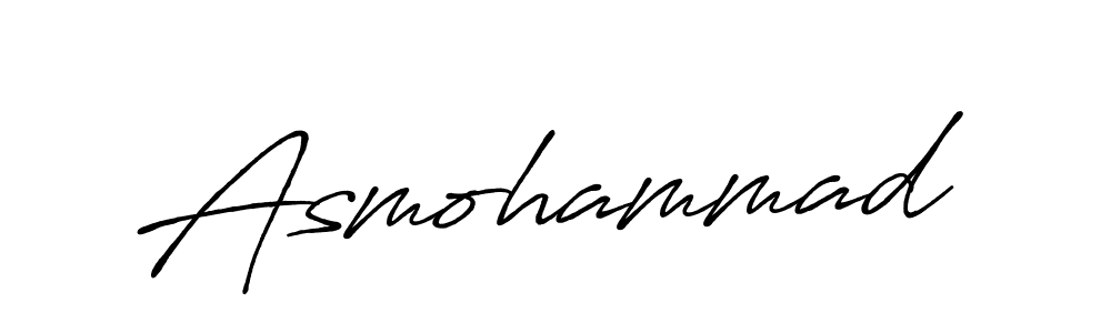 Also we have Asmohammad name is the best signature style. Create professional handwritten signature collection using Antro_Vectra_Bolder autograph style. Asmohammad signature style 7 images and pictures png