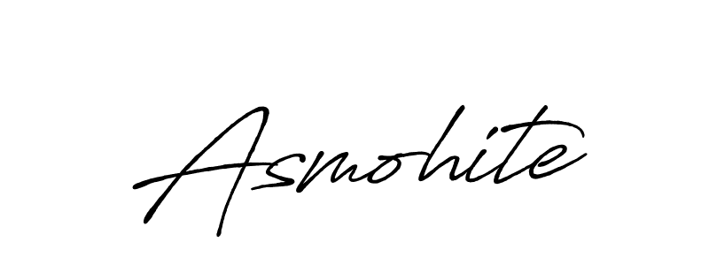 Design your own signature with our free online signature maker. With this signature software, you can create a handwritten (Antro_Vectra_Bolder) signature for name Asmohite. Asmohite signature style 7 images and pictures png