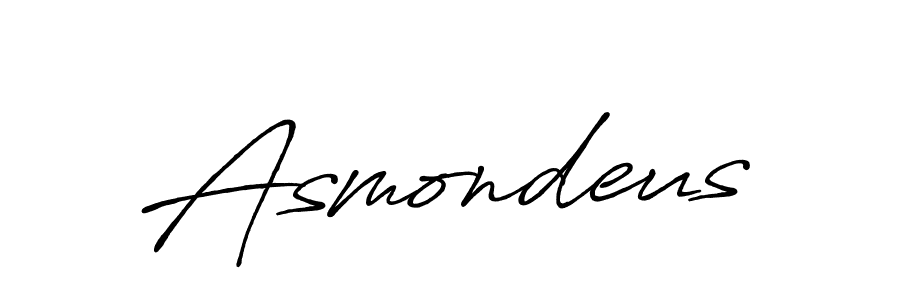 Design your own signature with our free online signature maker. With this signature software, you can create a handwritten (Antro_Vectra_Bolder) signature for name Asmondeus. Asmondeus signature style 7 images and pictures png