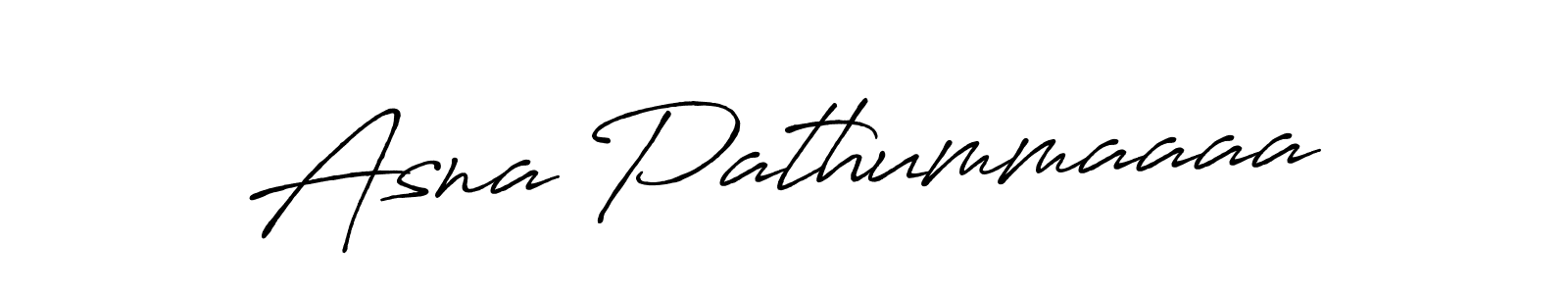 The best way (Antro_Vectra_Bolder) to make a short signature is to pick only two or three words in your name. The name Asna Pathummaaaa include a total of six letters. For converting this name. Asna Pathummaaaa signature style 7 images and pictures png