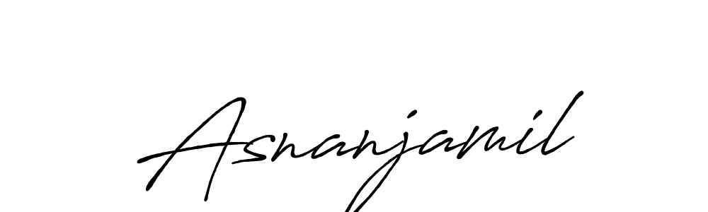 The best way (Antro_Vectra_Bolder) to make a short signature is to pick only two or three words in your name. The name Asnanjamil include a total of six letters. For converting this name. Asnanjamil signature style 7 images and pictures png