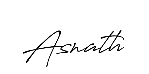 Use a signature maker to create a handwritten signature online. With this signature software, you can design (Antro_Vectra_Bolder) your own signature for name Asnath. Asnath signature style 7 images and pictures png