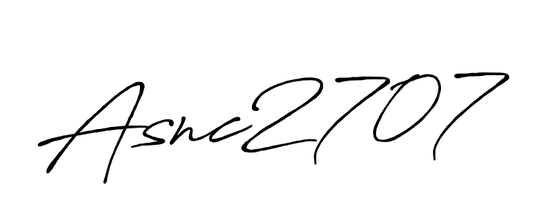 This is the best signature style for the Asnc2707 name. Also you like these signature font (Antro_Vectra_Bolder). Mix name signature. Asnc2707 signature style 7 images and pictures png