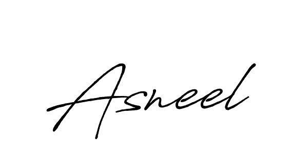 Also You can easily find your signature by using the search form. We will create Asneel name handwritten signature images for you free of cost using Antro_Vectra_Bolder sign style. Asneel signature style 7 images and pictures png
