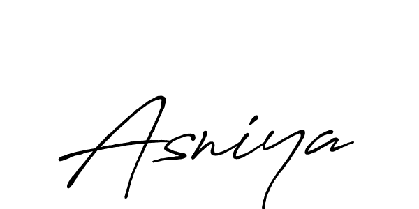 Make a beautiful signature design for name Asniya. With this signature (Antro_Vectra_Bolder) style, you can create a handwritten signature for free. Asniya signature style 7 images and pictures png