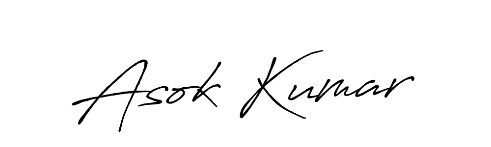 Asok Kumar stylish signature style. Best Handwritten Sign (Antro_Vectra_Bolder) for my name. Handwritten Signature Collection Ideas for my name Asok Kumar. Asok Kumar signature style 7 images and pictures png