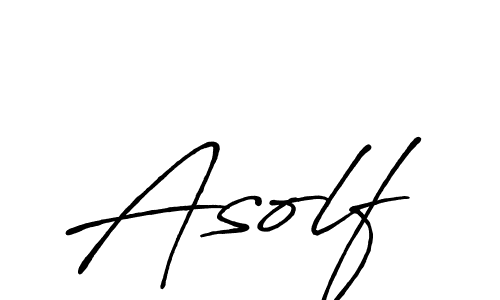 Use a signature maker to create a handwritten signature online. With this signature software, you can design (Antro_Vectra_Bolder) your own signature for name Asolf. Asolf signature style 7 images and pictures png