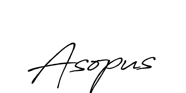 Also You can easily find your signature by using the search form. We will create Asopus name handwritten signature images for you free of cost using Antro_Vectra_Bolder sign style. Asopus signature style 7 images and pictures png