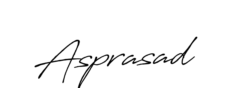How to make Asprasad name signature. Use Antro_Vectra_Bolder style for creating short signs online. This is the latest handwritten sign. Asprasad signature style 7 images and pictures png