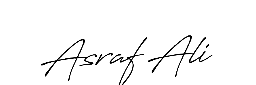 It looks lik you need a new signature style for name Asraf Ali. Design unique handwritten (Antro_Vectra_Bolder) signature with our free signature maker in just a few clicks. Asraf Ali signature style 7 images and pictures png