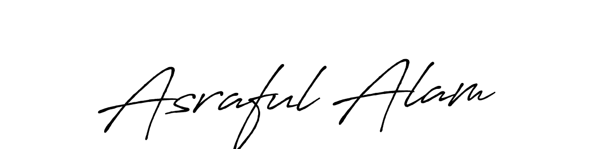 if you are searching for the best signature style for your name Asraful Alam. so please give up your signature search. here we have designed multiple signature styles  using Antro_Vectra_Bolder. Asraful Alam signature style 7 images and pictures png