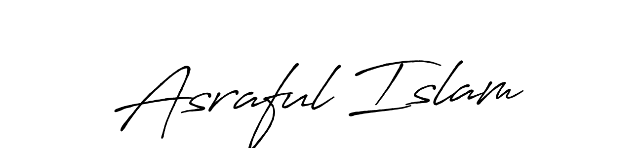 You should practise on your own different ways (Antro_Vectra_Bolder) to write your name (Asraful Islam) in signature. don't let someone else do it for you. Asraful Islam signature style 7 images and pictures png