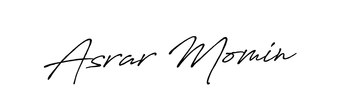 Also we have Asrar Momin name is the best signature style. Create professional handwritten signature collection using Antro_Vectra_Bolder autograph style. Asrar Momin signature style 7 images and pictures png