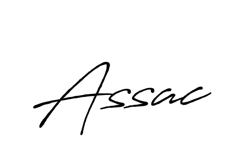 It looks lik you need a new signature style for name Assac. Design unique handwritten (Antro_Vectra_Bolder) signature with our free signature maker in just a few clicks. Assac signature style 7 images and pictures png