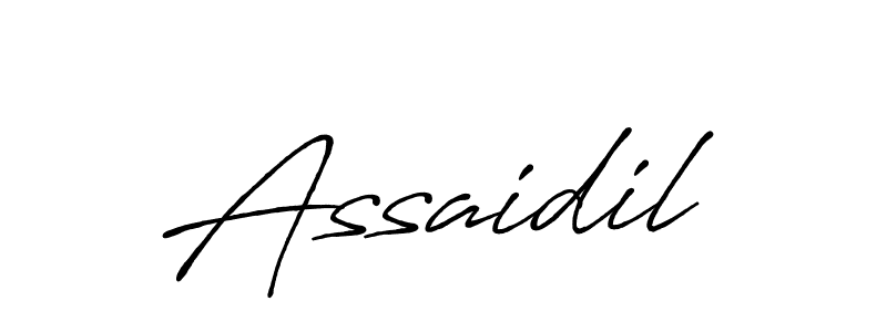 The best way (Antro_Vectra_Bolder) to make a short signature is to pick only two or three words in your name. The name Assaidil include a total of six letters. For converting this name. Assaidil signature style 7 images and pictures png