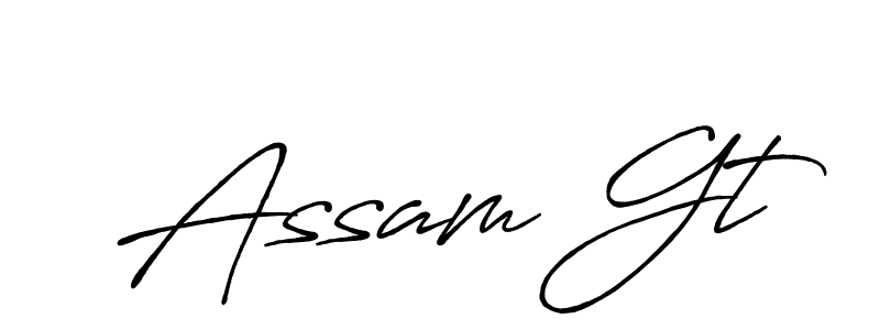 Design your own signature with our free online signature maker. With this signature software, you can create a handwritten (Antro_Vectra_Bolder) signature for name Assam Gt. Assam Gt signature style 7 images and pictures png