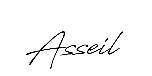 Make a beautiful signature design for name Asseil. Use this online signature maker to create a handwritten signature for free. Asseil signature style 7 images and pictures png