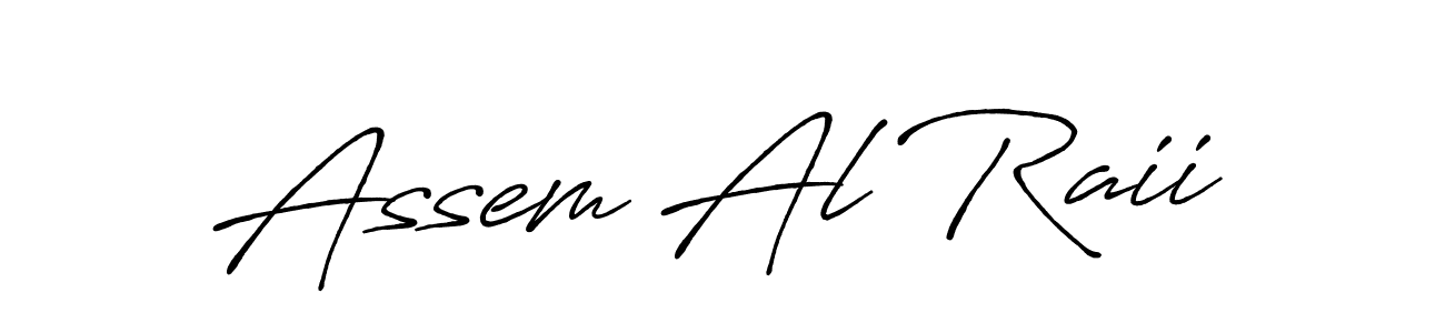 Similarly Antro_Vectra_Bolder is the best handwritten signature design. Signature creator online .You can use it as an online autograph creator for name Assem Al Raii. Assem Al Raii signature style 7 images and pictures png