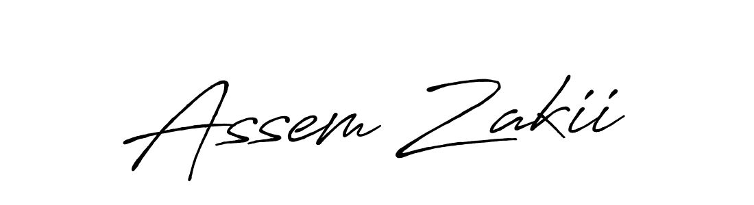 The best way (Antro_Vectra_Bolder) to make a short signature is to pick only two or three words in your name. The name Assem Zakii include a total of six letters. For converting this name. Assem Zakii signature style 7 images and pictures png