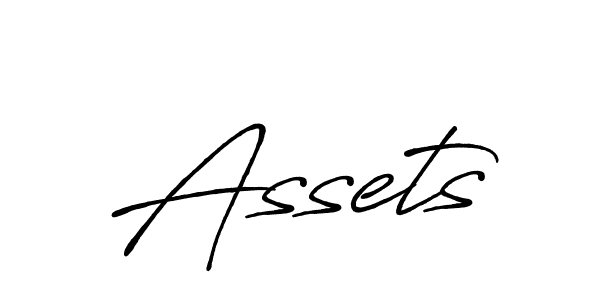 Design your own signature with our free online signature maker. With this signature software, you can create a handwritten (Antro_Vectra_Bolder) signature for name Assets. Assets signature style 7 images and pictures png