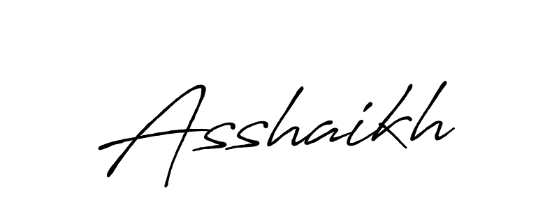 Asshaikh stylish signature style. Best Handwritten Sign (Antro_Vectra_Bolder) for my name. Handwritten Signature Collection Ideas for my name Asshaikh. Asshaikh signature style 7 images and pictures png