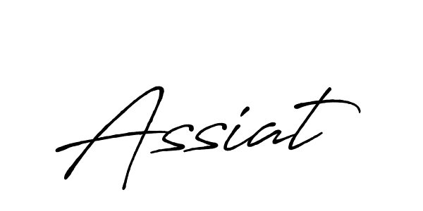 Create a beautiful signature design for name Assiat. With this signature (Antro_Vectra_Bolder) fonts, you can make a handwritten signature for free. Assiat signature style 7 images and pictures png