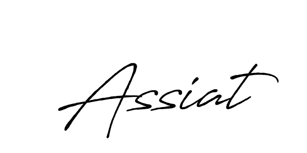 Once you've used our free online signature maker to create your best signature Antro_Vectra_Bolder style, it's time to enjoy all of the benefits that Assiat name signing documents. Assiat signature style 7 images and pictures png