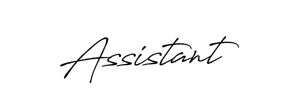It looks lik you need a new signature style for name Assistant. Design unique handwritten (Antro_Vectra_Bolder) signature with our free signature maker in just a few clicks. Assistant signature style 7 images and pictures png