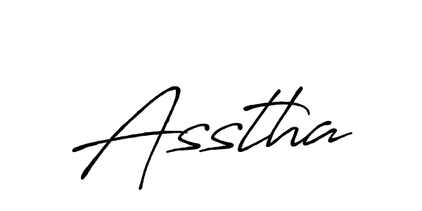 You should practise on your own different ways (Antro_Vectra_Bolder) to write your name (Asstha) in signature. don't let someone else do it for you. Asstha signature style 7 images and pictures png