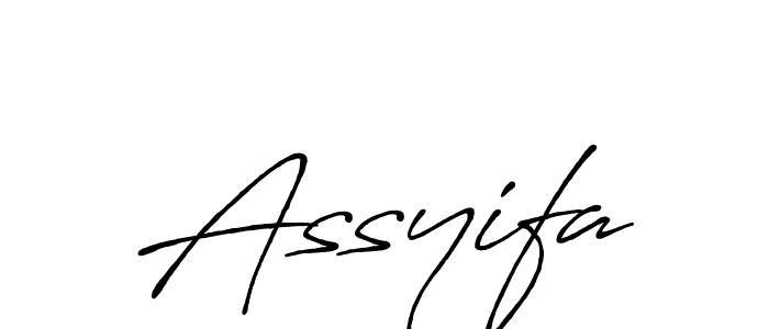 Also You can easily find your signature by using the search form. We will create Assyifa name handwritten signature images for you free of cost using Antro_Vectra_Bolder sign style. Assyifa signature style 7 images and pictures png
